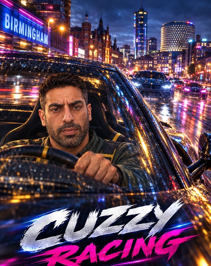 Cuzzy Racing poster: night race